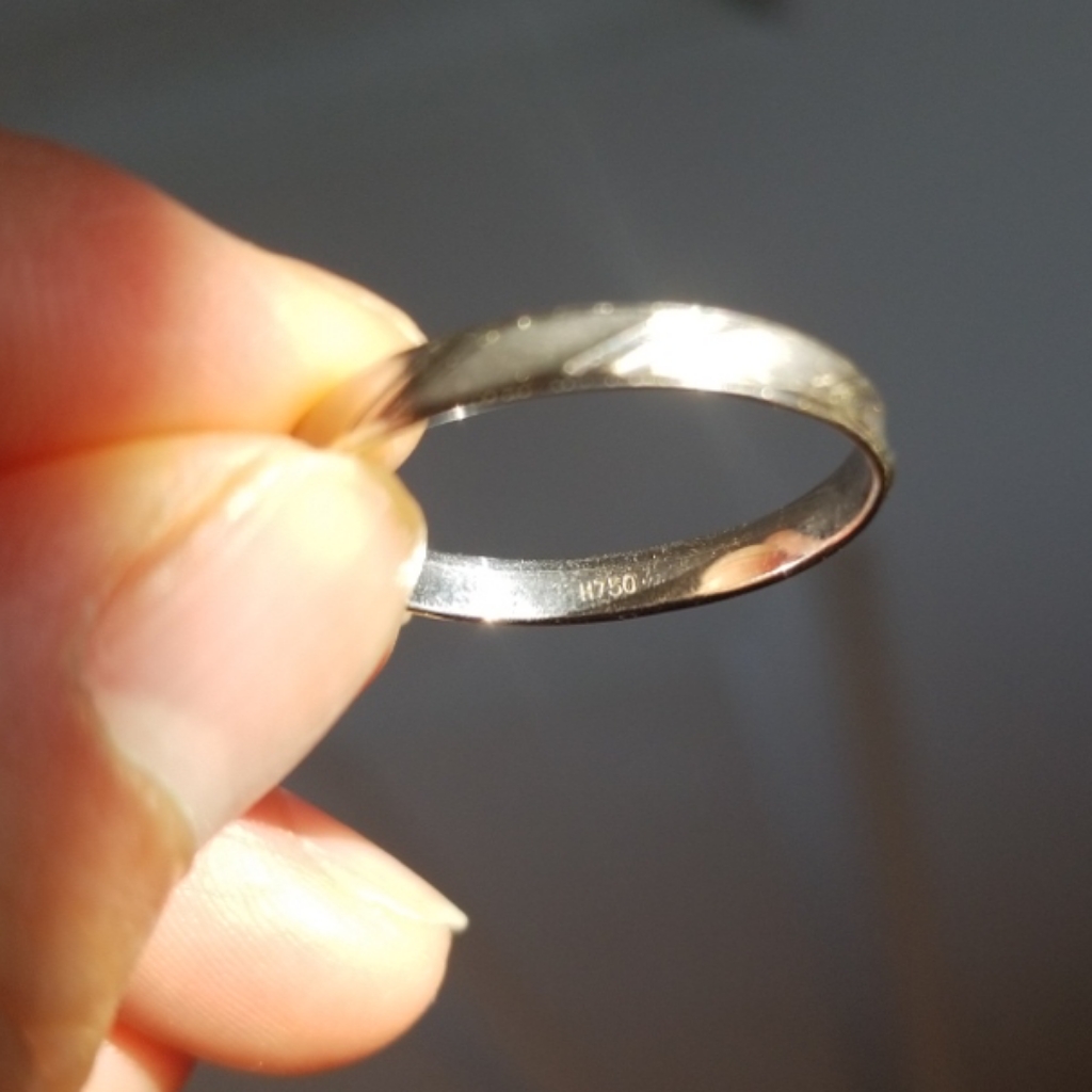 18k Solid Gold Man Ring